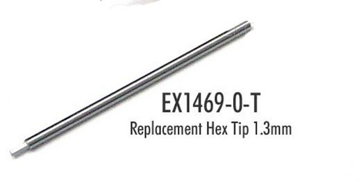 EXCELLENCE Replacement Hex Tip 1.3mm SHORT