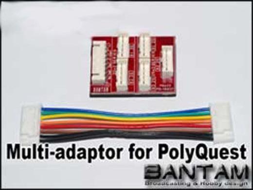 Bantam - Dobbel bal.adapter PolyQuest/Hyperion/E-Tec