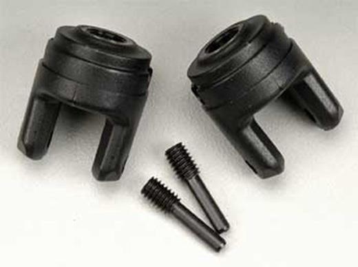 YOKES, DIFFERENTIAL AND TRANSMISSION (2)/ 4X15MM S - TRAXXAS