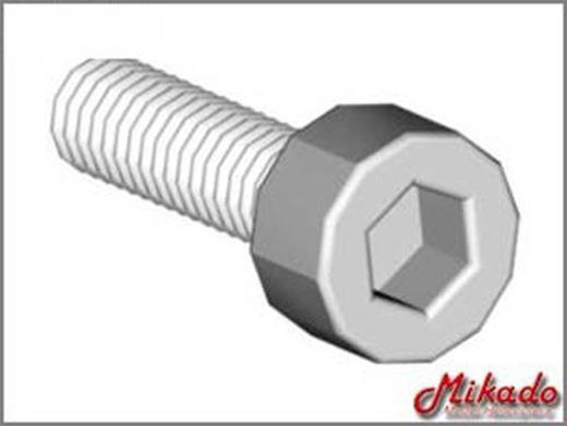 Socket head cap screw M2,5x10 (4 pcs)