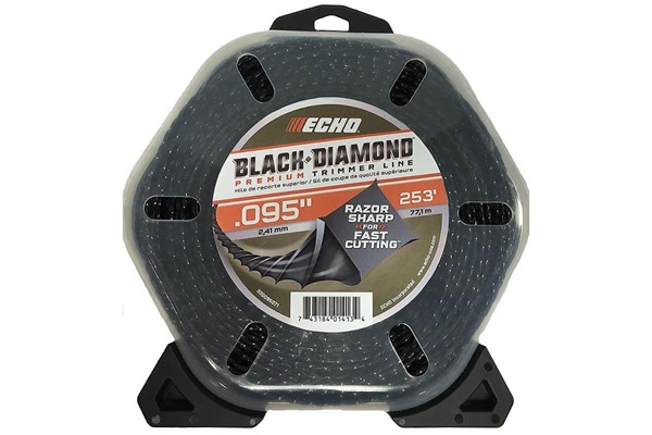 BLACK DIAMOND ECHO TRIMMERTRÅD 2,41MM SORT 77M