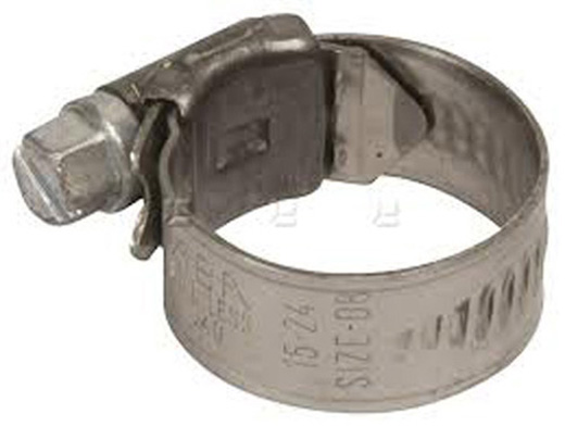SLANGEKLEMME A2 12MM Ø 16-27 RUSTFRI