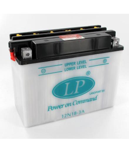 BATTERI 12V 12N18-3A 18Ah L206H160B92 U/SYRE