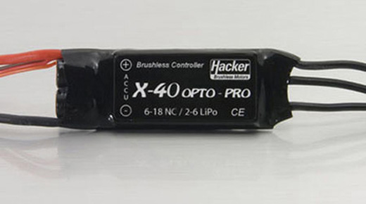 HACKER X-40-OPTO BRUSHLESS 40 AMP - 87300005