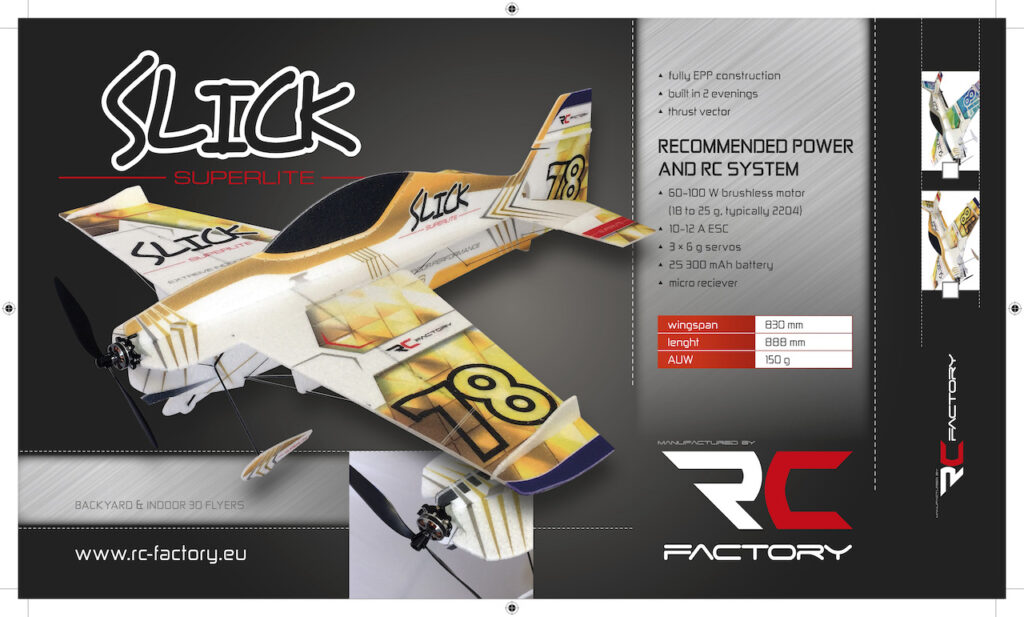 SLICK "SUPERLITE" GOLDEN RC FACTORY