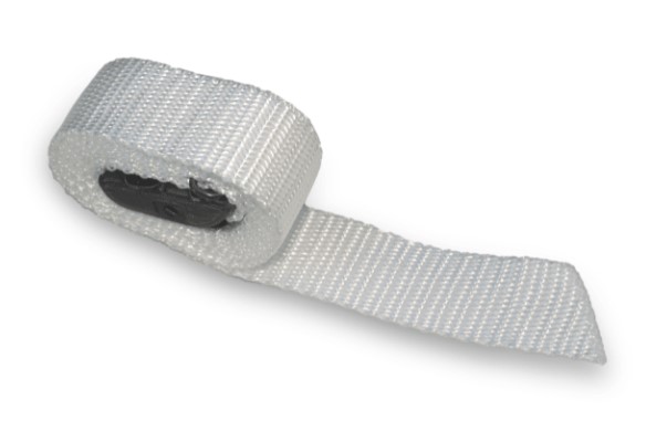 PAKKESTROPP 100 CM HVIT - FASTY