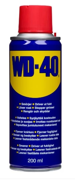 WD-40 SMØREMIDDEL SPRAY 200ML
