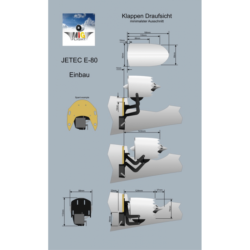 JETEC E-80 MIG FLIGHT