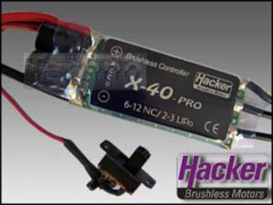 HACKER X-40-SB-PRO BRUSHLESS ESC - 40A