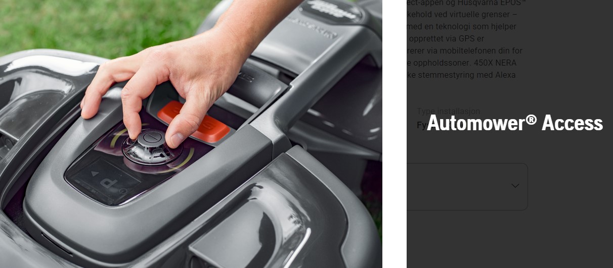HUSQVARNA AUTOMOWER AM 450X II NERA - ROBOTKLIPPER - Bilde 6