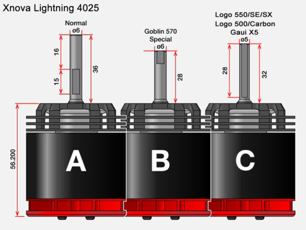 XNOVA LIGHTNING 4025-1120 SHAFT B - Bilde 6