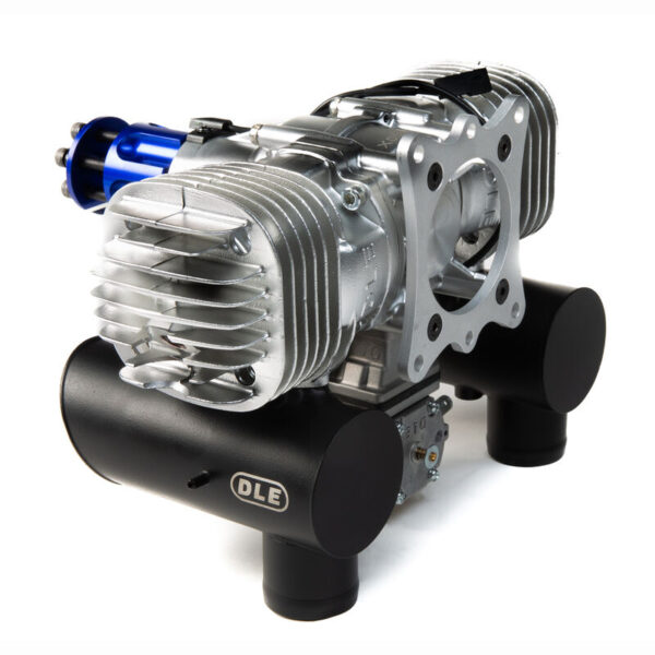 DLE 130CC TWIN BENSINMOTOR MED POTTE OG TENNING - Bilde 8