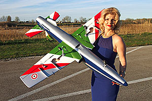 SEBART MINI MB339 1,4M V2 FRECCE TRICOLORI - Bilde 2