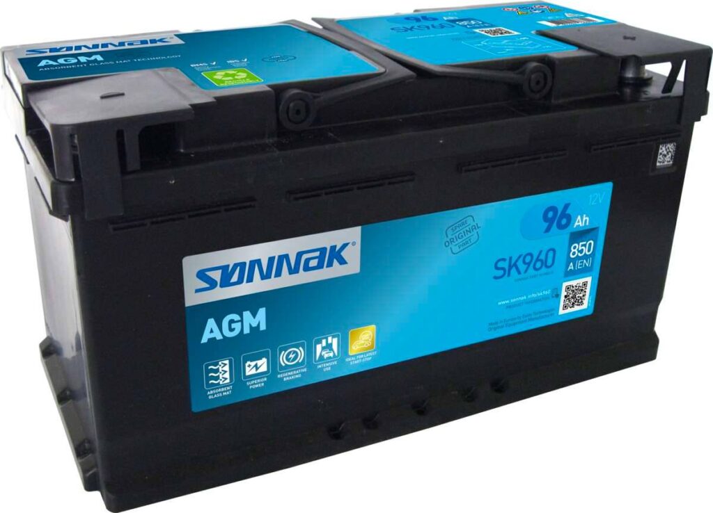 BATTERI 12V - 96AH - AGM SØNNAK