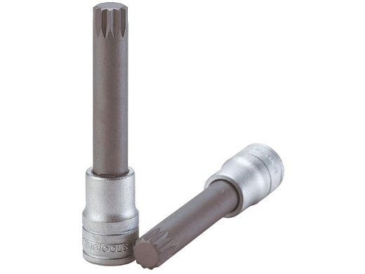 SPLINE BITSPIPE XZN #10 LANG TOLVTANNS MED ½" FESTE - TENG TOOLS