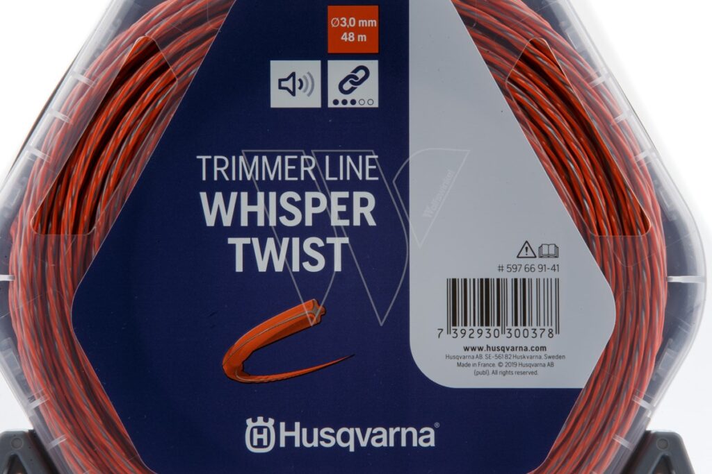 HQ TRIMMERTRÅD 3,0MM 48M WHISPER TWIST