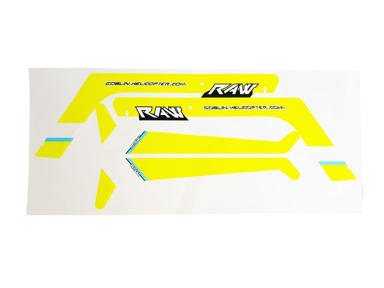 RAW 500 STICKER SET YELLOW