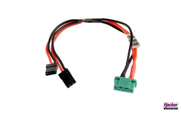 ADAPTER CABLE MPX SOCKET TO 2 x JR SOCKET JETI