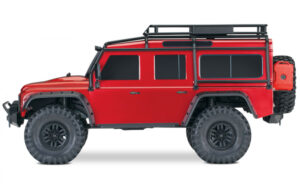 v02_1D915FD0A0F96E401664D3184122B4FB.jpg LAND ROVER DEFENDER SCALE & TRAIL 4WD RØD- TRAXXAS (TRX82256-4-RED)