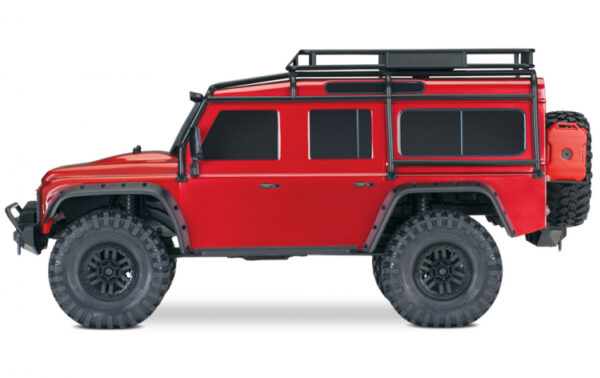 LAND ROVER DEFENDER SCALE & TRAIL 4WD RØD- TRAXXAS (TRX82256-4-RED) - Bilde 12
