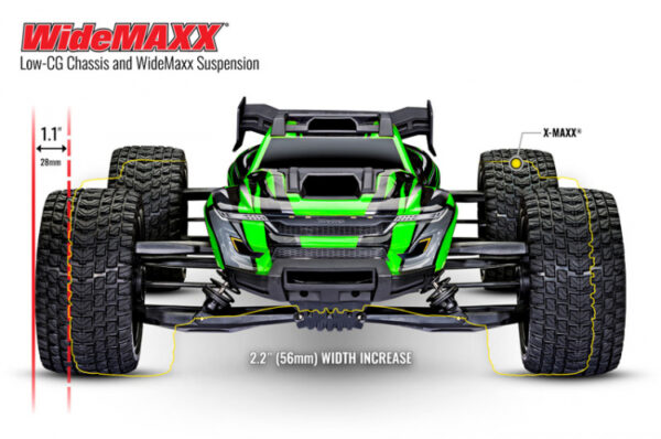 XRT RACE TRUCK 8S TQI TSM RTR GREEN- TRAXXAS - Bilde 11