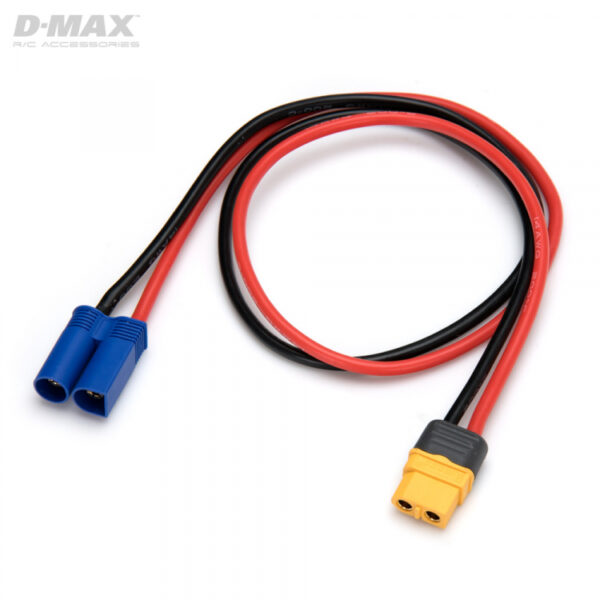 LADEKABEL EC-5 HANN TIL XT60 14AWG 20CM - Bilde 1