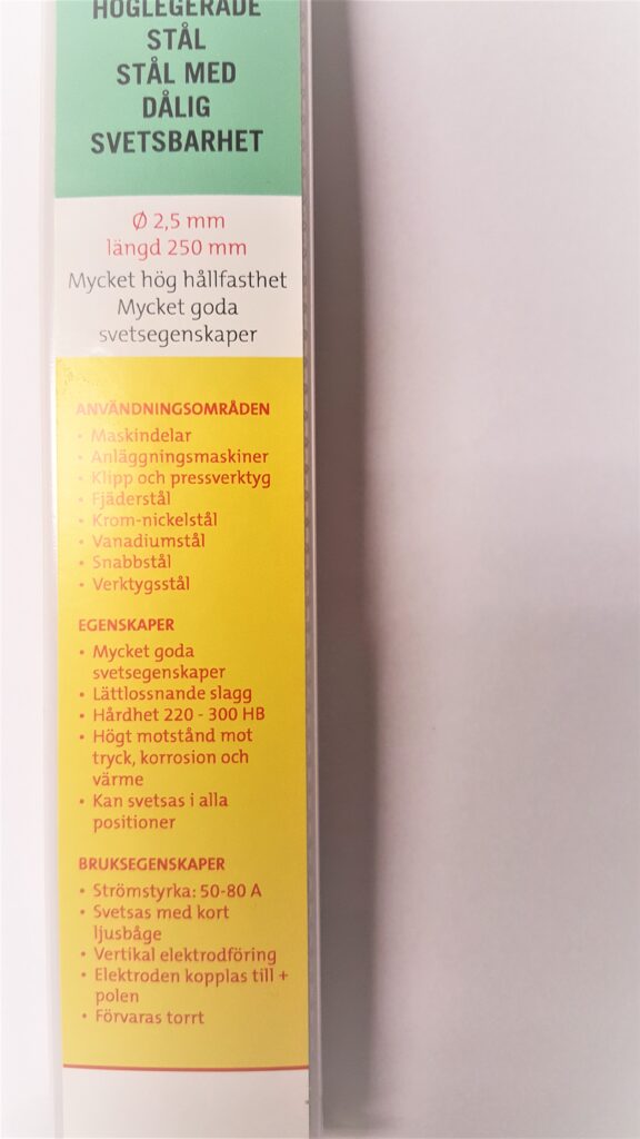 PÅLEGGSELEKTRODE CAST.XUPER 680S 2,5MM PK.À 5 STK PINNER