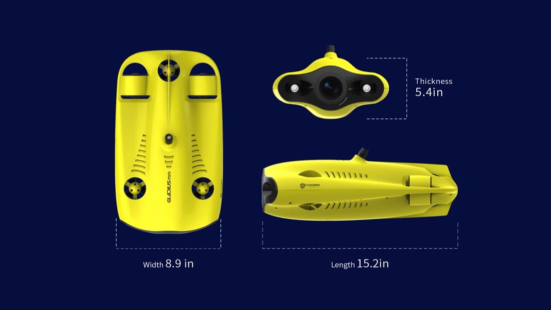 GLADIUS MINI 100M. SEKK - UNDERVANNSDRONE/ROV - Bilde 8