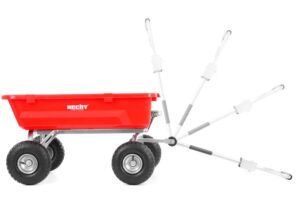 v02_20B54DD0A3B478960421EDAABC4292D7.jpg HAGEVOGN HECHT MAX.150KG 4-HJUL. M/SVING. OG TIPP, PLAST