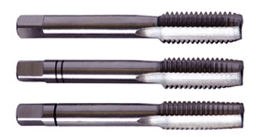GJENGETAPP SETT - UNC 1/4" - NR 1-2-3 KROMSTÅL