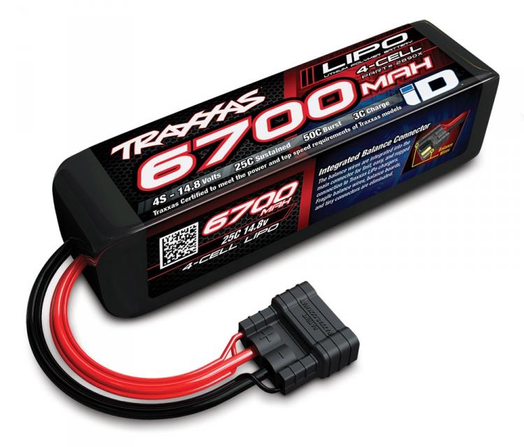 TRAXXAS 14,8V 6700mAh 25C ID-KONTAKT 4s