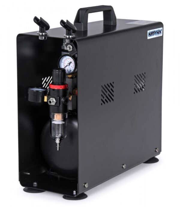 AIRBRUSH COMPRESSOR 1/4HP W/3.5L TANK (0-6BAR) - Bilde 1