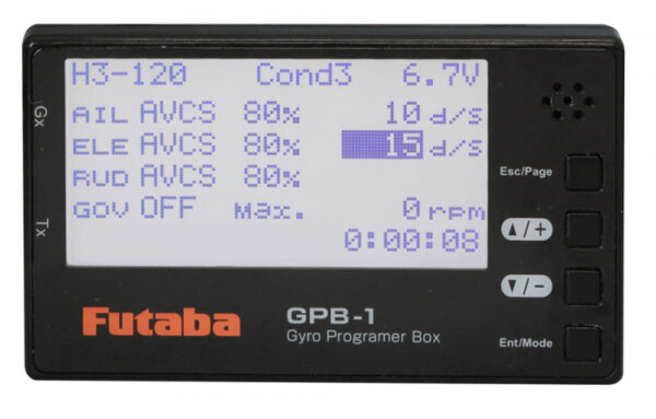 FUTABA CGY 760R GYRO FASSTEST/T-FHSS M/GPB-1 - Bilde 3