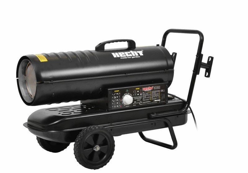 VARMEKANON HECHT DIESEL/PARAFIN 20KW TANK 19L FORBR.2L/T M/HJUL