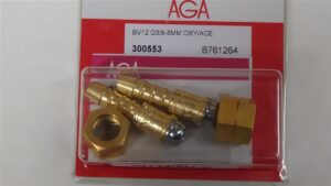 RETURSPERREVENTIL BV12, 1+1, 8,0MM, X21 - AGA