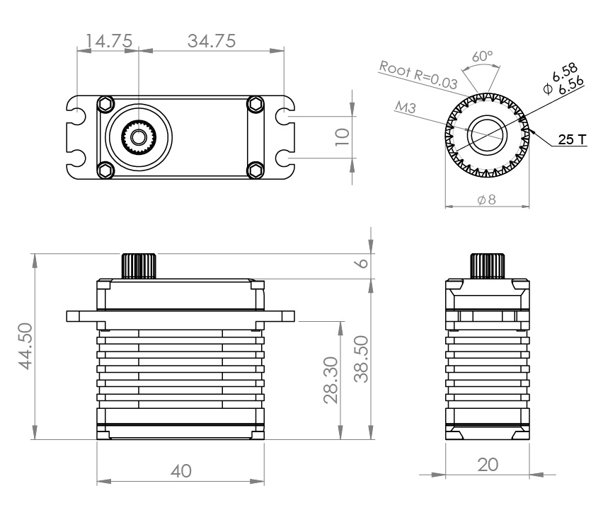 MKS HBL880 TAIL SERVO