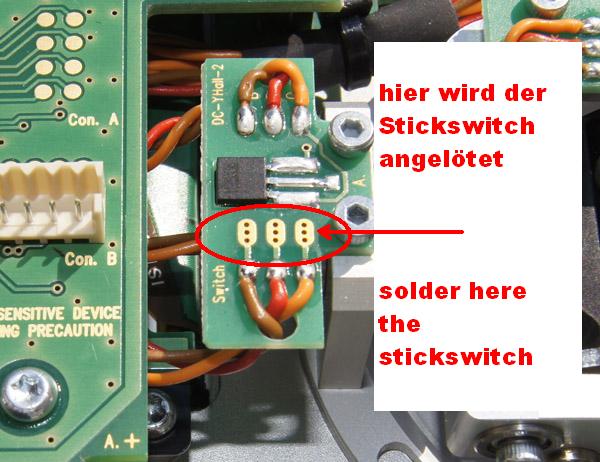 DUPLEX  STICK W/3-POS. SWITCH DC/DS TX 2,4EX - Bilde 3