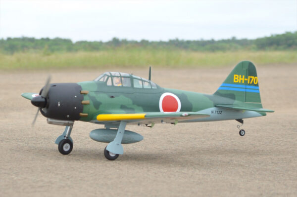 BLACK HORSE A6M ZERO 1720MM 15CC ARF - Bilde 1
