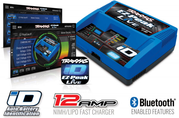 TRAXXAS EZ-PEAK LIVE 12Ah LADER + 1 x 4S-5000mAh-14,8V BATT - Bilde 6