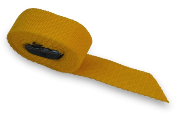 PAKKESTROPP 150 CM GUL - FASTY