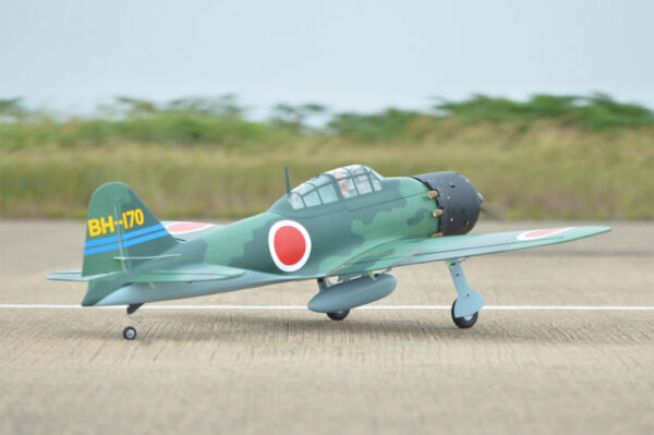 BLACK HORSE A6M ZERO 1720MM 15CC ARF - Bilde 3