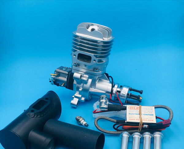 DLE 65CC BENSINMOTOR MED POTTE OG IGNITION - Bilde 1