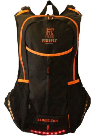 RYGGSEKK FIREFLY 10L VANNAVV. M/LED LYS FORAN,SIDE OG BAK