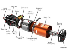 SKYRC CHEETAH 1/10 MOTORSETT SENSOR 3250KV