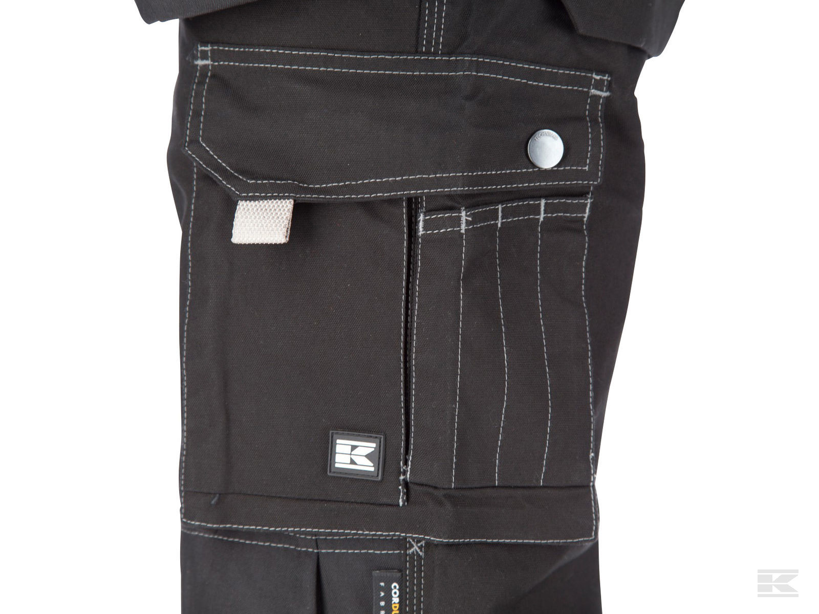 BUKSE HÅNDVERK STRETCH SORT XL  livv.96-106cm - Bilde 5