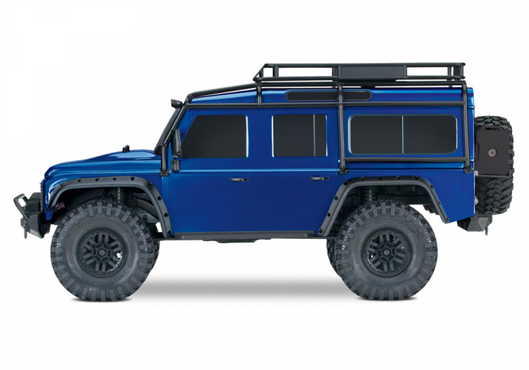 LAND ROVER DEFENDER SCALE & TRAIL 4WD BLÅ - TRAXXAS