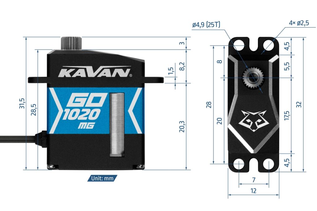 KAVAN GO-1020MG DIGITAL MICRO SERVO