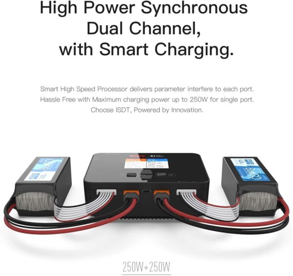 ISDT K1 12/220V 6S 10A SMART CHARGER - Bilde 5