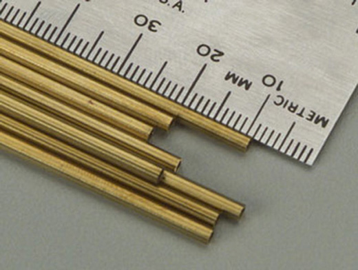 MESSINGRØR RUND Ø2MM (INNV. 1,1MM)