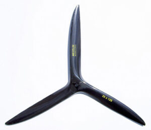 MEJZLIK 25X12 CARBON PROPELL (3 BLADE/SCIMITAR)